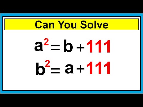 Nice Algebra Math Simplification | Find the Value of a and b