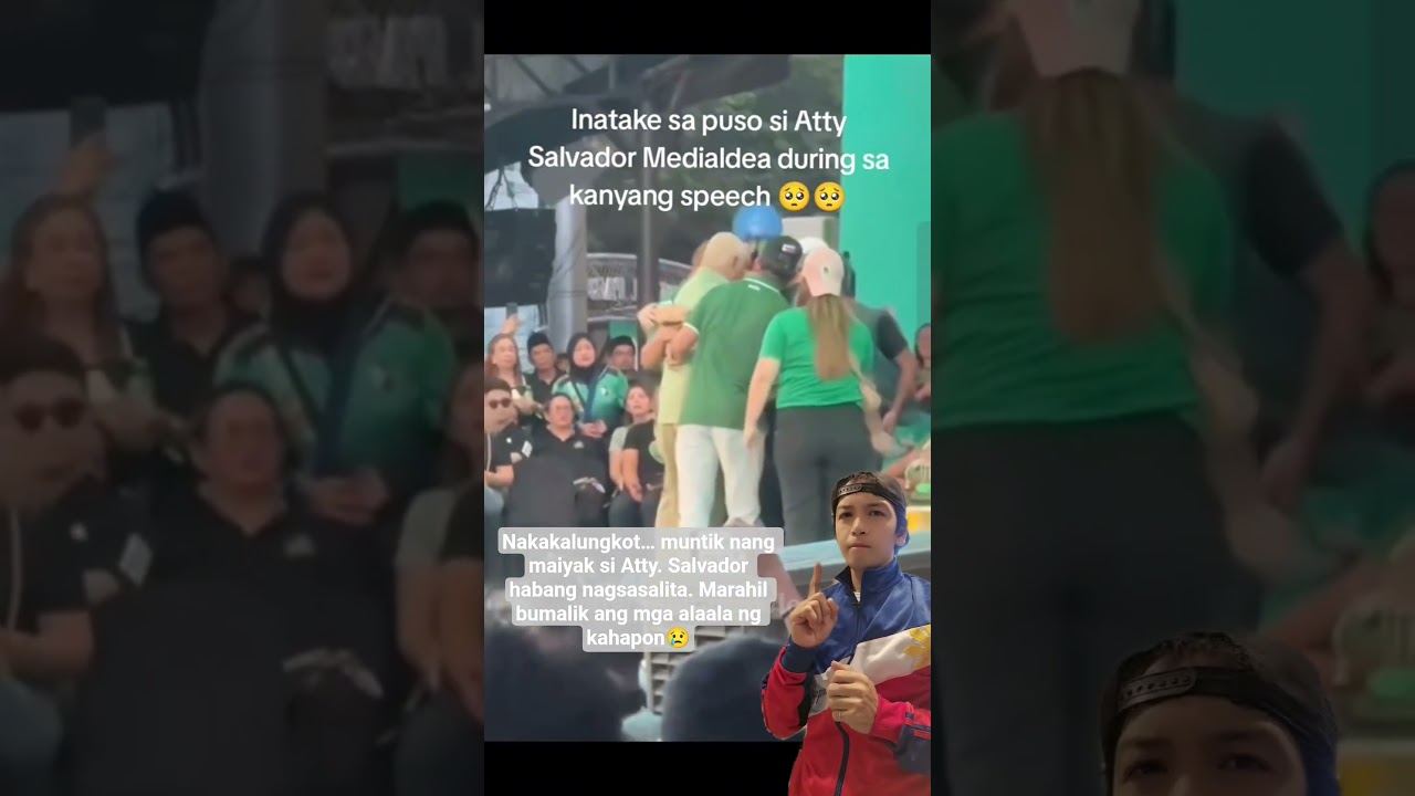 ATTY. SALVADOR MUNTIK NA HEART-ATTACK #duterte #shorts #vpsara #viral #fyp #trending #viralvideo