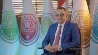 رئيس قسم الفيزياء الطبية في كلية المستقبل يلقي نبذة تعريفيه حول قسم الفيزياء الطبية 