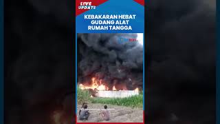 Gudang Peralatan Rumah Tangga di Tulungagung Dilahap si Jago Merah, Diduga akibat Pembakaran Sampah