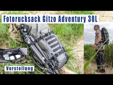 Outdoor Fotorucksack Gitzo Adventury 30L Vorstellung deutsch • Rucksack Fotoausrüstung