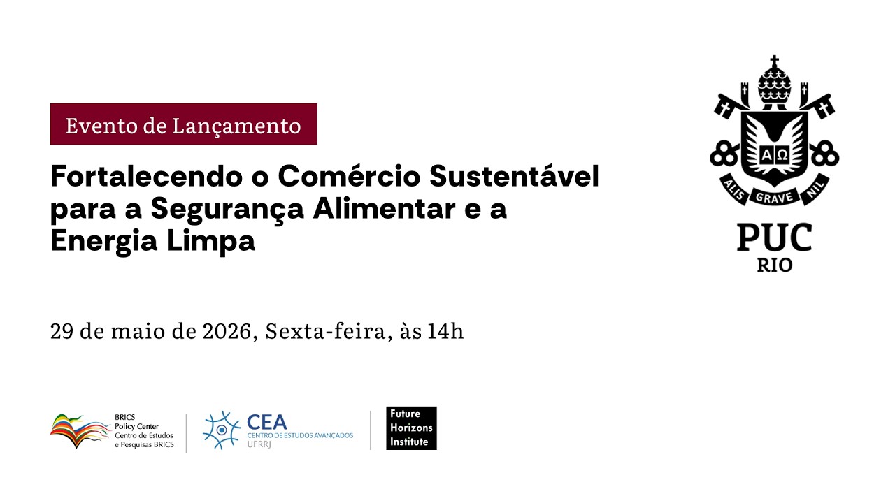 Fortalecendo o Comércio Sustentável para a Segurança Alimentar e a Energia Limpa