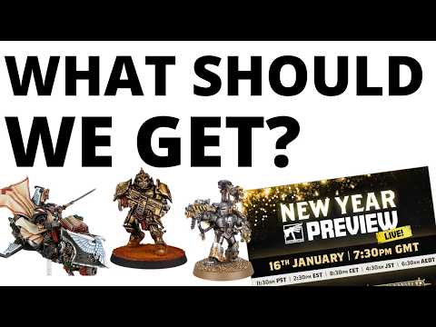 GW Confirmed Warhammer 40K Reveals for this Weekend! What Should we Get in the New Year Preview?