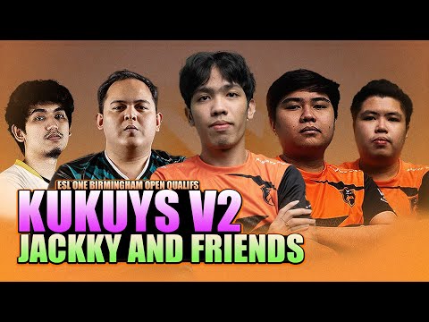 KUKUYS V2 VS JACKKY AND FRIENDS - WATCH PARTY WITH KUKUYS - ESL ONE BIRMINGHAM SEA Open Qualifs 1