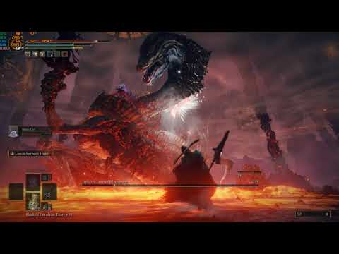 How to easily beat Rykard with the Serpent Hunter Great Spear