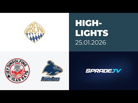 25.01.2026 - Highlights - EV Dingolfing vs. ESC Riverrats Geretsried