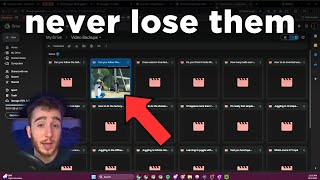how to bulk backup all videos on social media