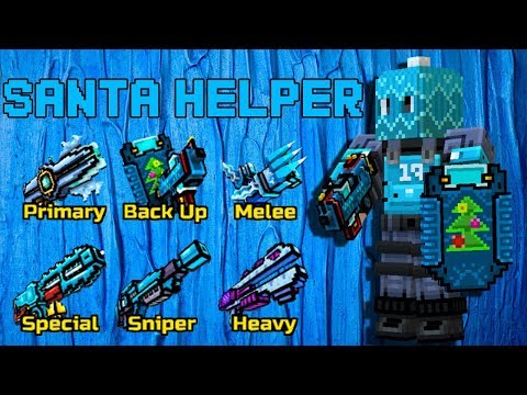 Pixel Gun 3D - Santa Helper Set Gameplay