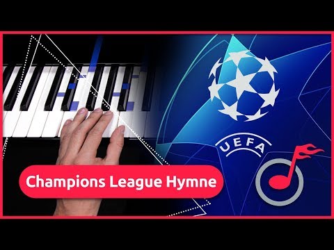 UEFA Champions League Hymne - Tony Britten | Klavier lernen -  Tutorial music2me