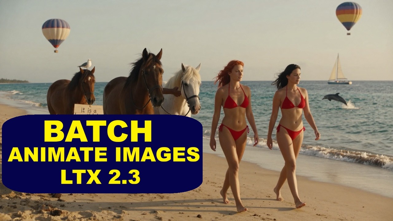 LTX 2.3  BATCH ANIMATE IMAGES