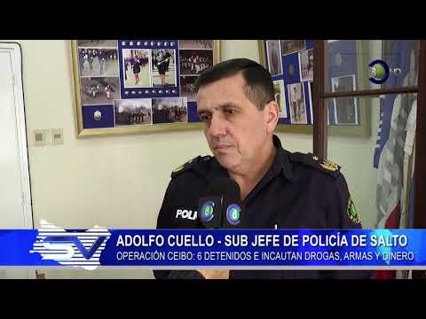 Operacion Ceibo dejó incautaciones de dinero, droga y armas con 6 procesados