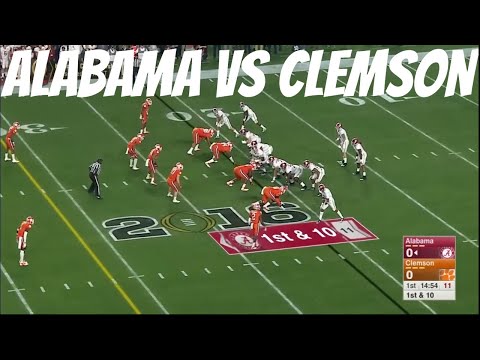 2015/2016 CFP National Championship Alabama vs Clemson in HD (FULL GAME)