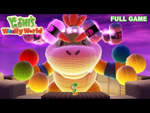 Yoshi's Woolly World - Full Game 100% Walkthrough (No Damage)