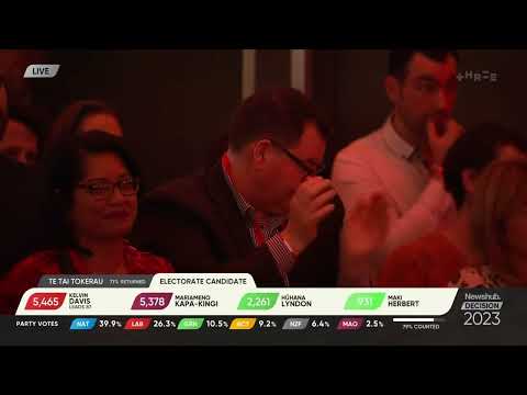 NZ Election Night 2023 - Labour Leader Chris Hipkins Concession Speech