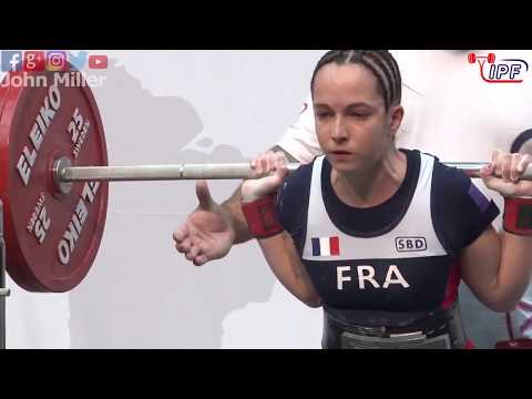 Noemie Allabert - 2nd Place 375kg Total - 47kg Class 2019 Womens IPF Classic Worlds