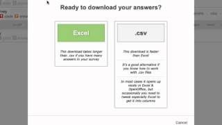 12 Downloading your survey responses
