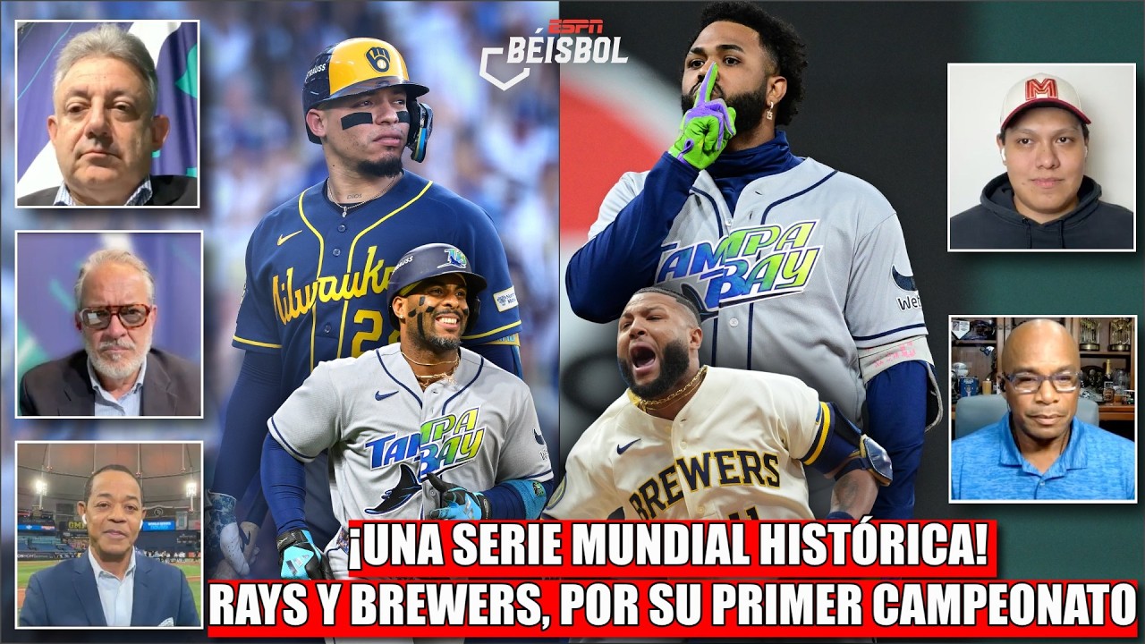 LISTA LA SERIE MUNDIAL. RAYS Y BREWERS van por SU PRIMER CAMPEONATO en GRANDES LIGAS | ESPN Beisbol