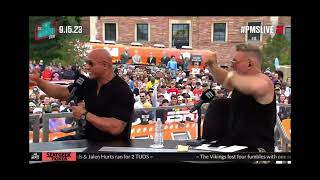 The Rock “You’re Welcome” Pat McAfee Show