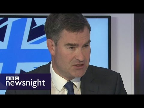 David Gauke interview at Conservative Party Conference  - BBC Newsnight