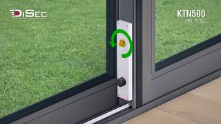 Catenacci di sicurezza per alzanti scorrevoli - Disec KTN500