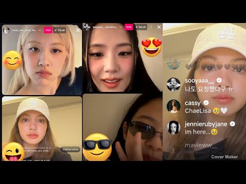 BLACKPINK LIVE ON INSTAGRAM TODAY !