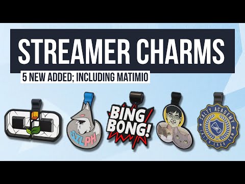 NEW STREAMER CHARMS ARE COMING | Rainbow Six Siege Y4S2 Streamer Charms
