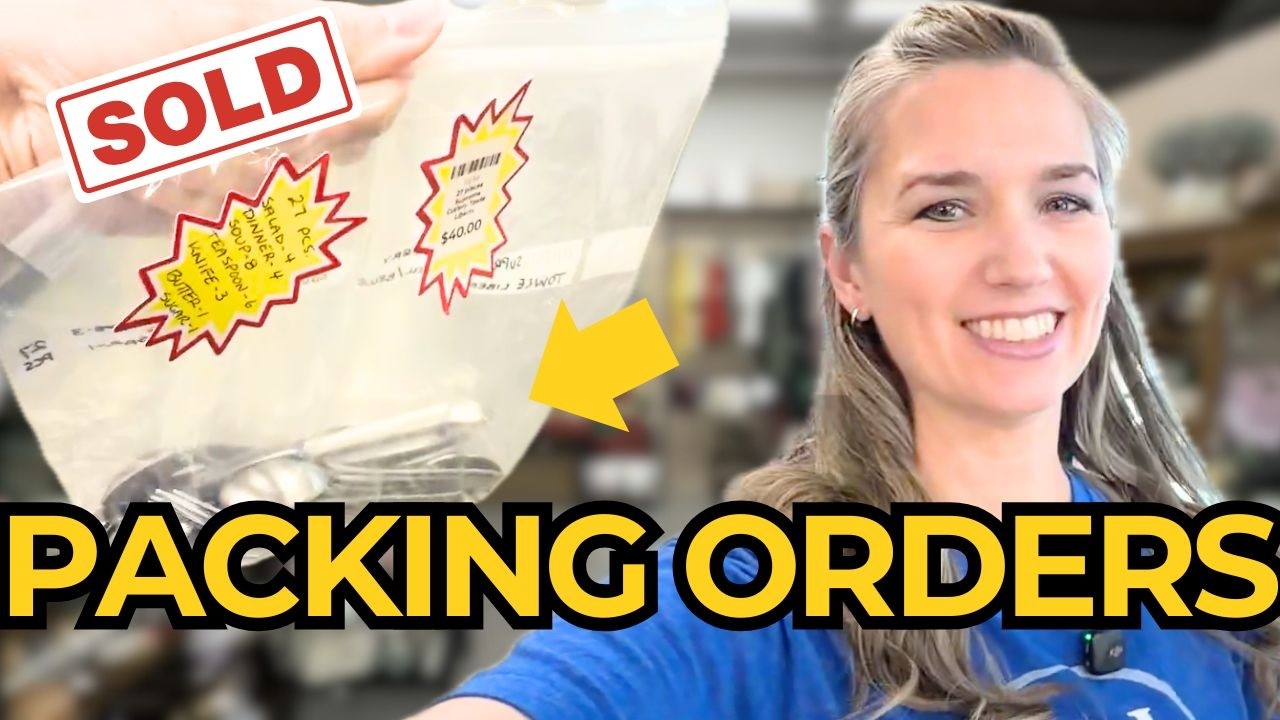 Packing Online Orders at Our Antique Store | What Sold Today?!