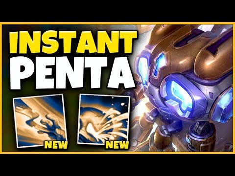 *100+ KILL GAME* EASIEST PENTA STRATEGY POSSIBLE (RIOT MISSED THIS) - League of Legends