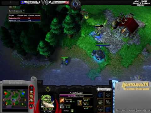 FoCuS (O) VS Chaemiko (H) - WC3 G2 - AWL 2017 Group B L1