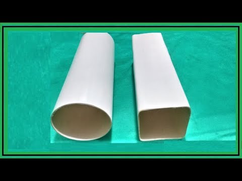 Como Deixar Tubo de PVC Quadrado