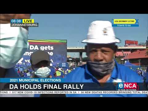 2021 Municipal Elections DA holds final rally