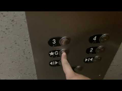 Elevator at Ramada by Wyndham hotel, Albuquerque Midtown, Albuquerque, New Mexico