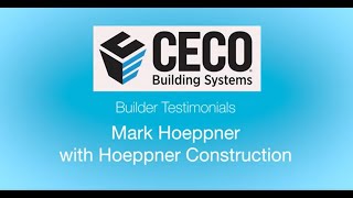 Builder Testimonials from Mark Hoeppner with Hoeppner Construction