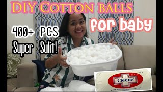 DIY Cotton Balls for Baby | Vlog#5