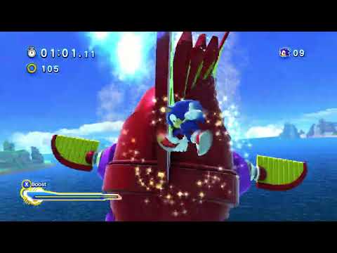 Sonic Generations: Green Hill Zone Modern - S rank speedrun (1:51)