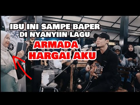 HARGAI AKU - ARMADA (LIRIK) LIVE AKUSTIK COVER BY TRI SUAKA - PENDOPO LAWAS