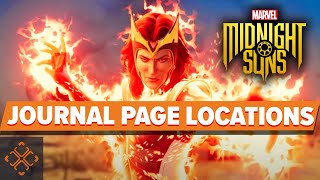 Marvel's Midnight Suns: Wanda's Journal Page Locations