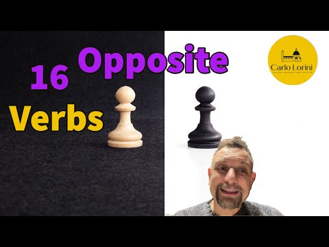 Verbi opposti Learn Italian for Beginners