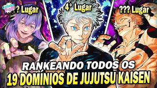 RANKING FINAL das 19 Expansões de Domínio de Jujutsu Kaisen – Qual é a MAIS FORTE de Todas ?