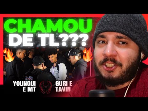 (COBROU O TALARICO! 🤬) TAVIN e GURI x YOUNGUI e MT | SEMI | BDN177 | REACT BAUEB