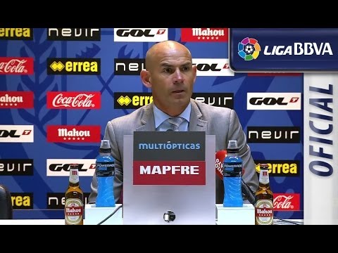 Press Conference Jémez after Rayo Vallecano (0-3) Athletic Club - HD