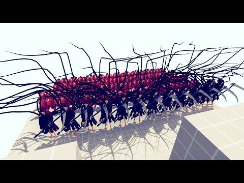 100x ZOMBIES vs GODS on BRIDGE | TABS Modded | Totally Accurate Battle Simulator