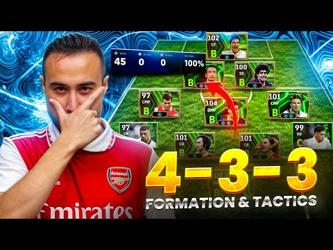 ✅ The BEST 433 FORMATION & TACTICS In eFootball