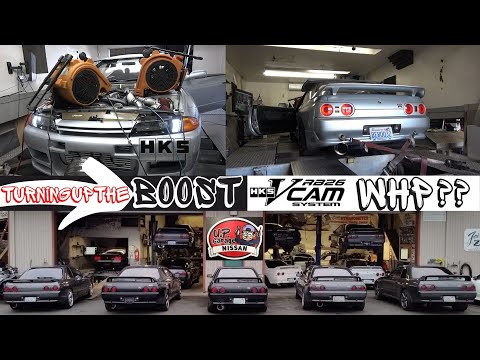 More boost more power Nissan Skyline GTR HKS Step 1 VCAM & DR500 turbos