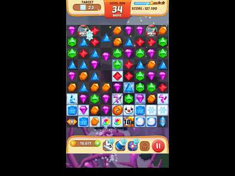 Jewel Match King Level 396 - Walkthrough ( No Booster )