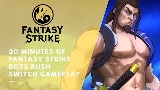 20 Minutes of Fantasy Strike Boss Rush Switch Gameplay