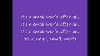 It&#39;s A Small World After All Lyrics