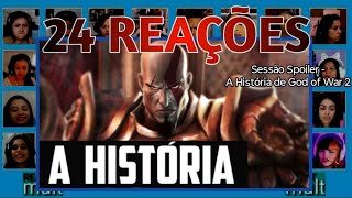 24 REAÇÕES | MULT REACT | Sessão Spoiler - A História de God of War 2