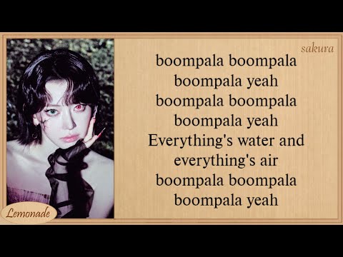 LE SSERAFIM BOOMPALA Lyrics