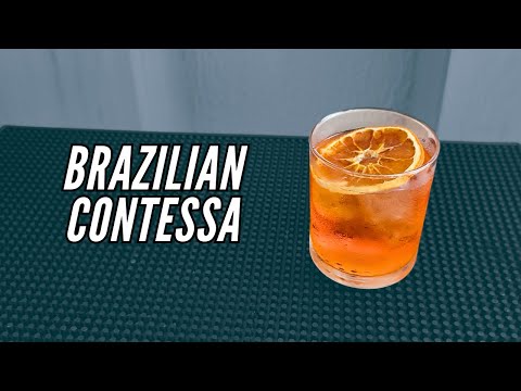 Brazilian Contessa: The Ultimate Cachaça, Aperol & Vermouth Cocktail!